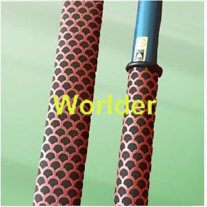 Non slip heat shrink handle grip 